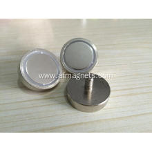 Neodymium Cup Magnets Male Thread